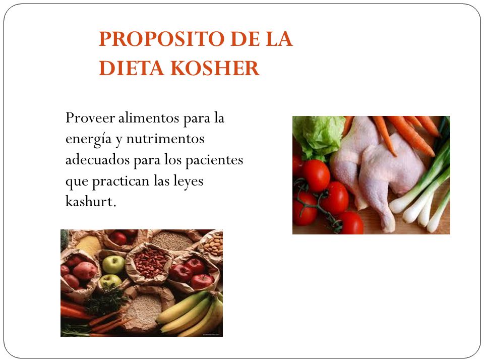 Dieta kosher que es